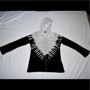 Tie-Dye Hooded Sweatshirt Size Small